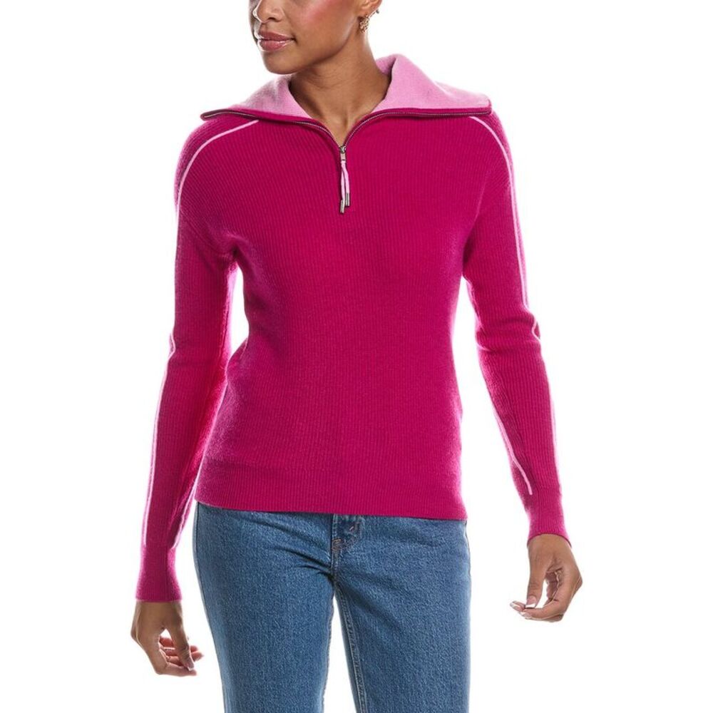 Incashmere Womens Wool & Cashmere-Blend Sweater, Pink